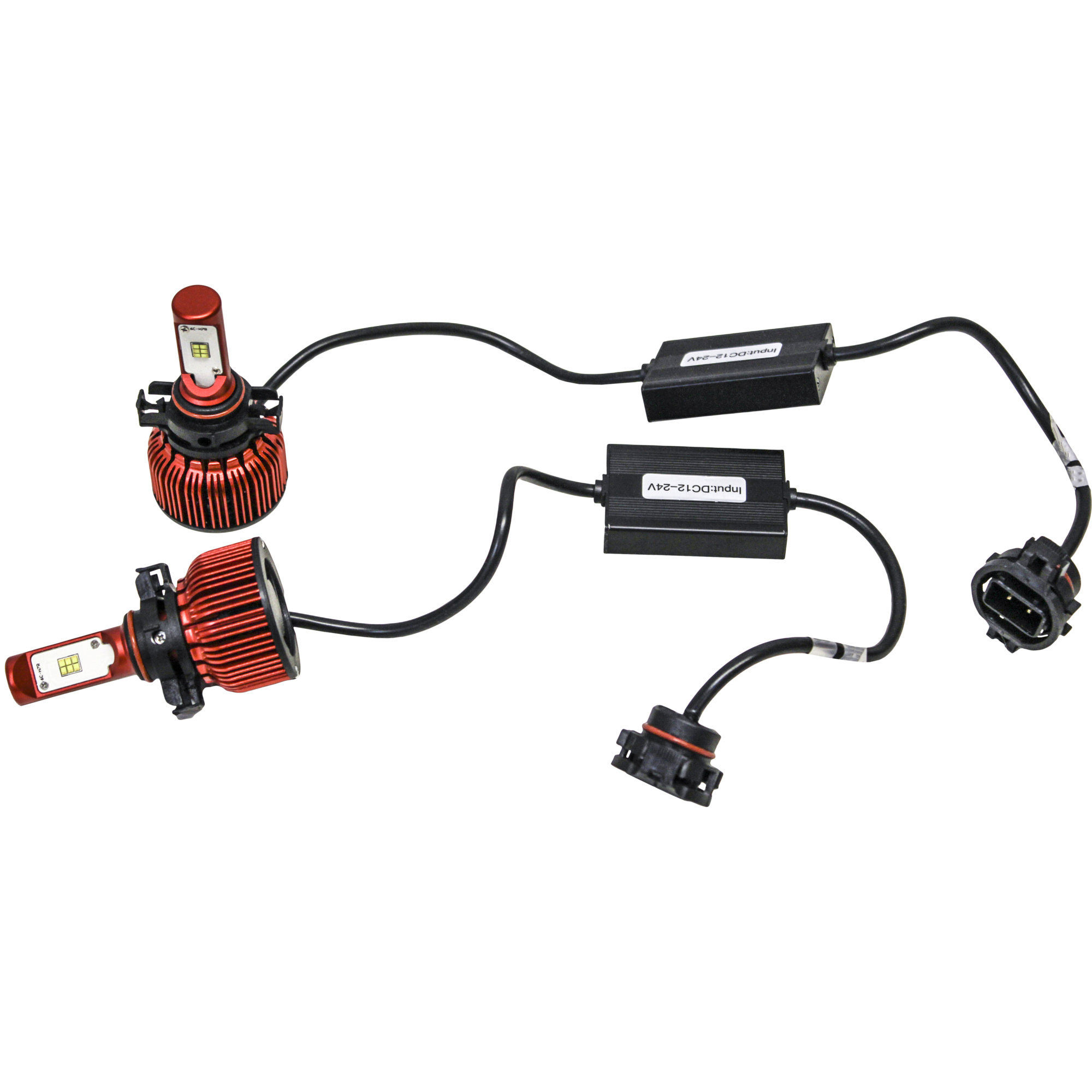 Tiger Lights, KM LED H16 Bulb Headlight Conversion Kit, Light Type LED, Included (qty.) 2 Model# TLHL-H16